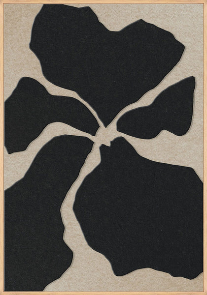 Clarity 1 | ACOUSTIC ART Akustikbillede ART COPENHAGEN (DA) Ege ramme // 70x100 // Sort // Sand