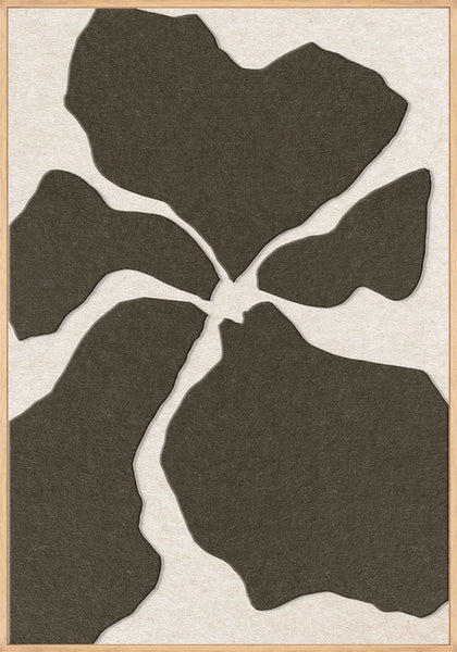 Clarity 1 | ACOUSTIC ART Akustikbillede ART COPENHAGEN (DA) Ege ramme // 70x100 // Brun // Off white