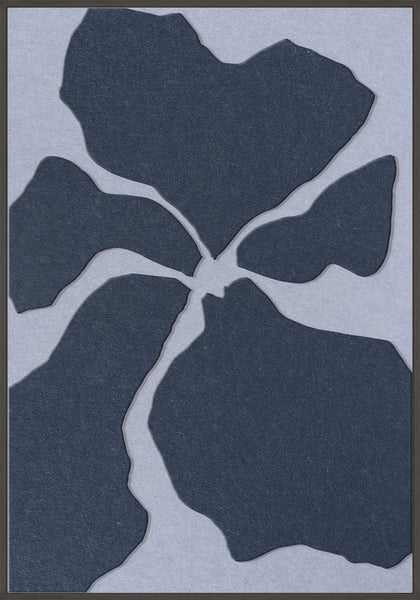 Clarity 1 | ACOUSTIC ART Akustikbillede ART COPENHAGEN (DA) Sort ramme // 70x100 // Mørkeblå // Lyseblå