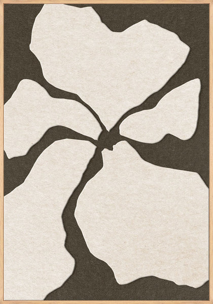 Clarity 1 | ACOUSTIC ART Akustikbillede ART COPENHAGEN (DA) Ege ramme // 70x100 // Off white // Brun