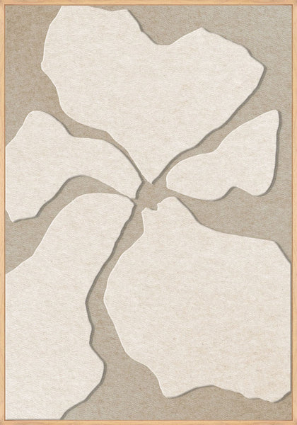 Clarity 1 | ACOUSTIC ART Akustikbillede ART COPENHAGEN (DA) Ege ramme // 70x100 // Off white // Sand