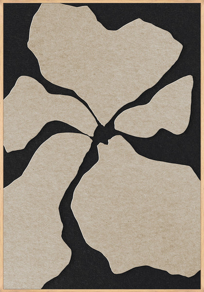 Clarity 1 | ACOUSTIC ART Akustikbillede ART COPENHAGEN (DA) Ege ramme // 70x100 // Sand // Sort
