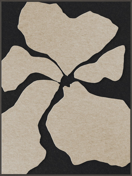 Clarity 1 | ACOUSTIC ART Akustikbillede ART COPENHAGEN (DA) Sort ramme // 90x120 // Sand // Sort