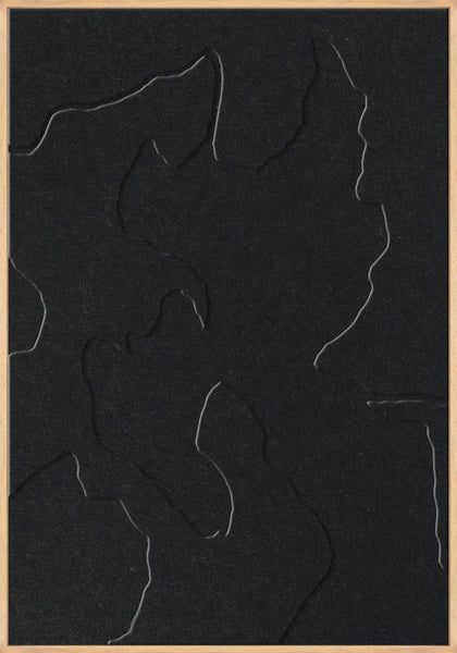 Celestial Tone 2 | ACOUSTIC ART Akustikbillede ART COPENHAGEN (DA) Ege ramme // 70x100 // Sort // Sort
