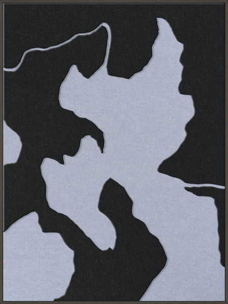 Celestial Tone 2 | ACOUSTIC ART Akustikbillede ART COPENHAGEN (DA) Sort ramme // 90x120 // Sort // Lyseblå