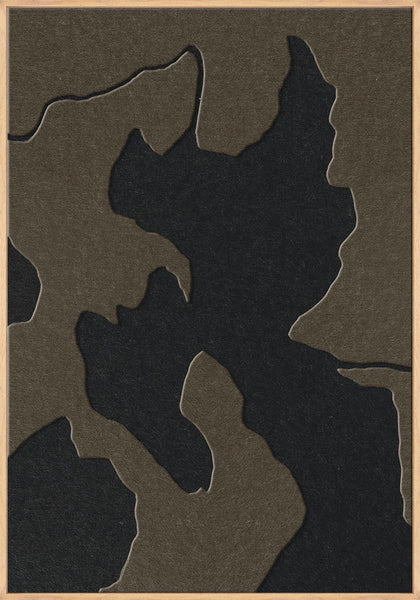 Celestial Tone 2 | ACOUSTIC ART Akustikbillede ART COPENHAGEN (DA) Ege ramme // 70x100 // Brun // Sort