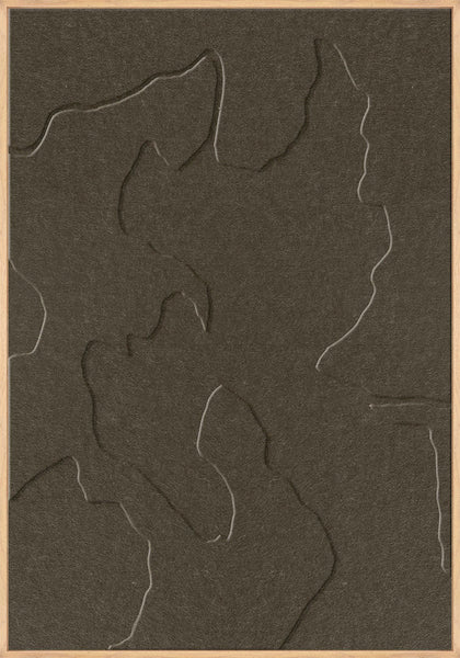 Celestial Tone 2 | ACOUSTIC ART Akustikbillede ART COPENHAGEN (DA) Ege ramme // 70x100 // Brun // Brun
