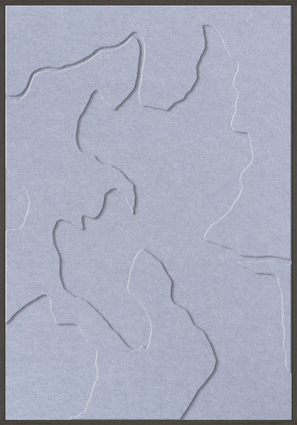 Celestial Tone 2 | ACOUSTIC ART Akustikbillede ART COPENHAGEN (DA) Sort ramme // 70x100 // Lyseblå // Lyseblå