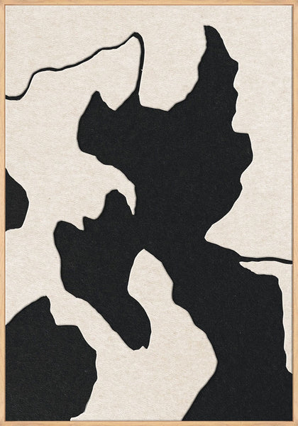 Celestial Tone 2 | ACOUSTIC ART Akustikbillede ART COPENHAGEN (DA) Ege ramme // 70x100 // Off white // Sort