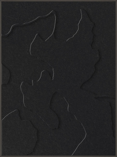 Celestial Tone 1 | ACOUSTIC ART Akustikbillede ART COPENHAGEN (DA) Sort ramme // 90x120 // Sort // Sort