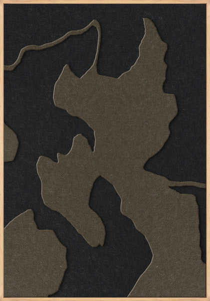 Celestial Tone 1 | ACOUSTIC ART Acoustic Art ART COPENHAGEN (DA) Ege ramme // 70x100 // Brun // Sort