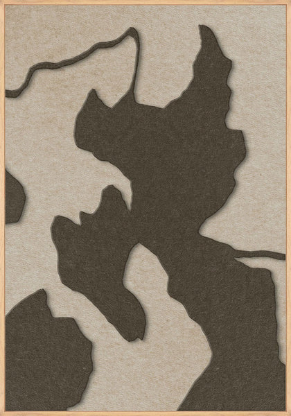 Celestial Tone 1 | ACOUSTIC ART Acoustic Art ART COPENHAGEN (DA) Ege ramme // 70x100 // Brun // Sand