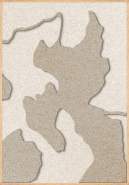 Celestial Tone 1 | ACOUSTIC ART Akustikbillede ART COPENHAGEN (DA) Ege ramme // 70x100 // Sand // Off white
