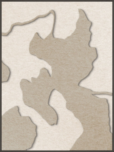 Celestial Tone 1 | ACOUSTIC ART Akustikbillede ART COPENHAGEN (DA) Sort ramme // 90x120 // Sand // Off white