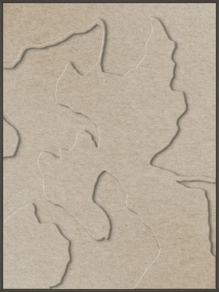 Celestial Tone 1 | ACOUSTIC ART Akustikbillede ART COPENHAGEN (DA) Sort ramme // 90x120 // Sand // Sand
