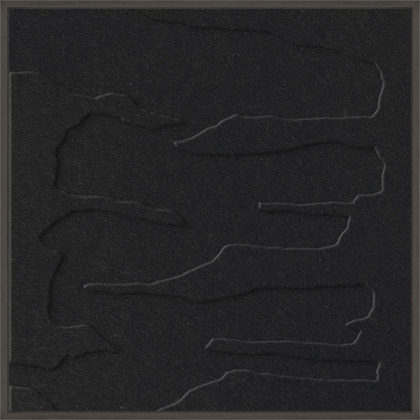 Frequency square 2 | ACOUSTIC ART Akustikbillede ART COPENHAGEN (DA) Sort ramme // 60x60 // Sort // Sort