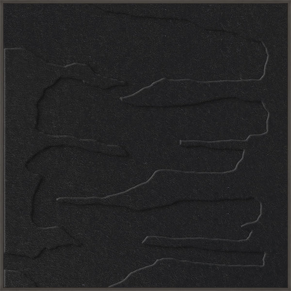 Frequency square 2 | ACOUSTIC ART Akustikbillede ART COPENHAGEN (DA) Sort ramme // 100x100 // Sort // Sort