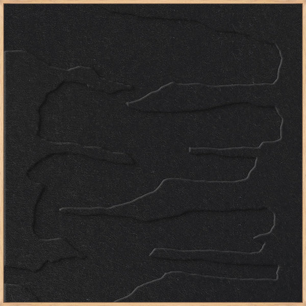 Frequency square 2 | ACOUSTIC ART Akustikbillede ART COPENHAGEN (DA) Ege ramme // 100x100 // Sort // Sort
