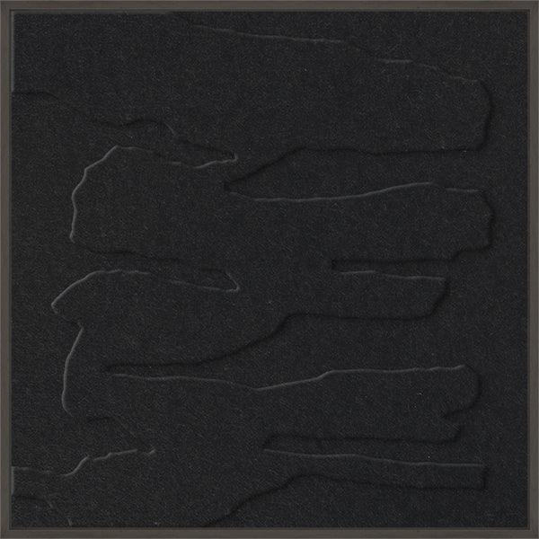 Frequency square 1 | ACOUSTIC ART Akustikbillede ART COPENHAGEN (DA) Sort ramme // 60x60 // Sort // Sort