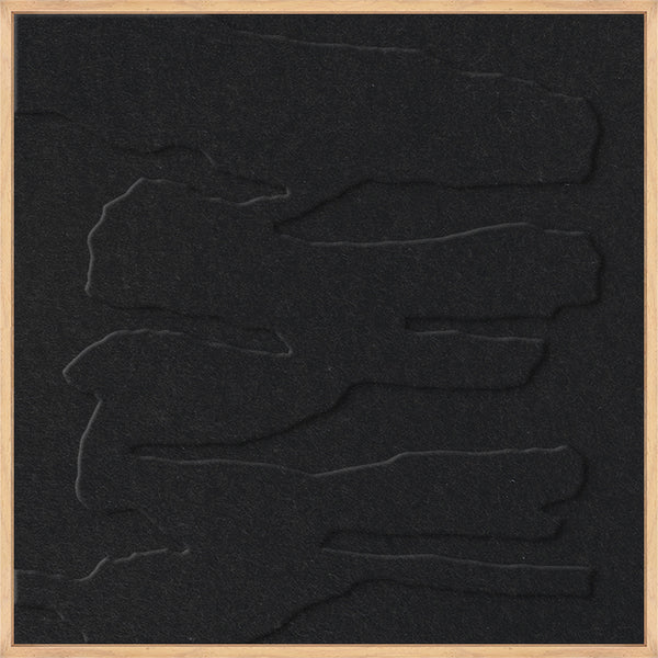 Frequency square 1 | ACOUSTIC ART Akustikbillede ART COPENHAGEN (DA) Ege ramme // 60x60 // Sort // Sort