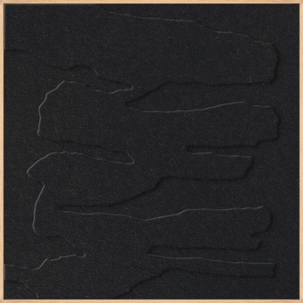 Frequency square 1 | ACOUSTIC ART Akustikbillede ART COPENHAGEN (DA) Ege ramme // 100x100 // Sort // Sort