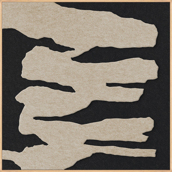 Frequency square 1 | ACOUSTIC ART Acoustic Art ART COPENHAGEN (DA) Ege ramme // 100x100 // Sand // Sort