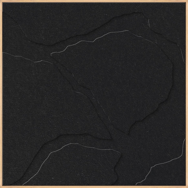 Quiet Friction square 2 | ACOUSTIC ART Acoustic Art ART COPENHAGEN (DA) Ege ramme // 100x100 // Sort // Sort