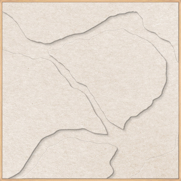 Quiet Friction square 2 | ACOUSTIC ART Acoustic Art ART COPENHAGEN (DA) Ege ramme // 100x100 // Off white // Off white