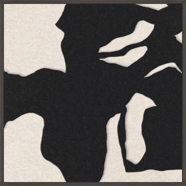 Silent Shadow square 1 | ACOUSTIC ART Acoustic Art ART COPENHAGEN (DA) Sort ramme // 60x60 // Sort // Off white