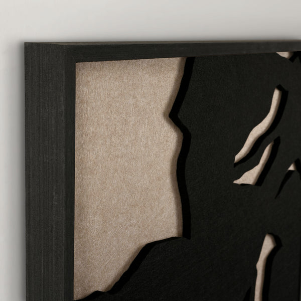 Silent Shadow square 1 | ACOUSTIC ART Akustikbillede ART COPENHAGEN (DA)