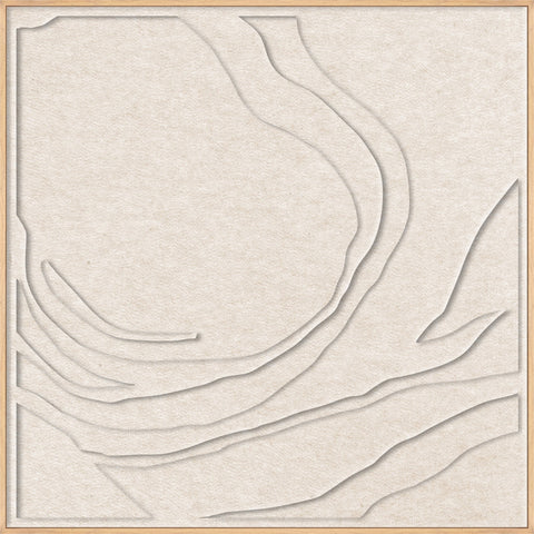 Silent Whisper square 2 | ACOUSTIC ART Acoustic Art ART COPENHAGEN (DA) Ege ramme // 100x100 // Off white // Off white