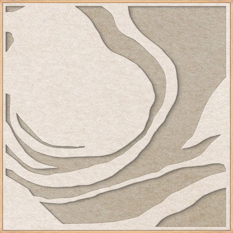 Silent Whisper square 1 | ACOUSTIC ART Acoustic Art ART COPENHAGEN (DA) Ege ramme // 100x100 // Off white // Sand