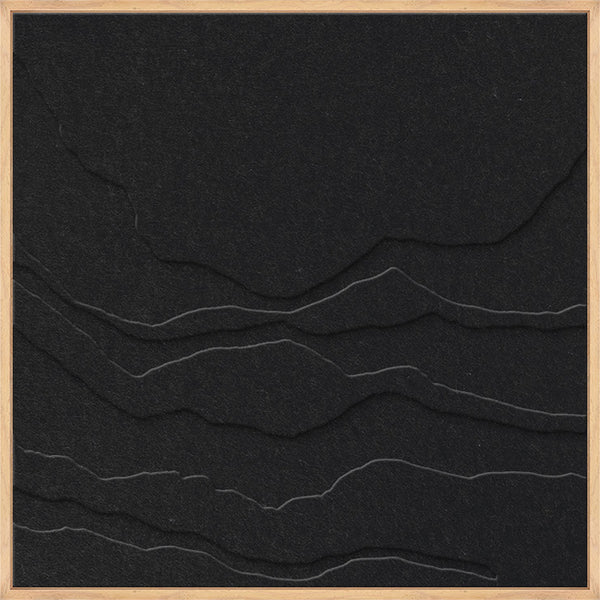 Tonefield square 2 | ACOUSTIC ART Akustikbillede ART COPENHAGEN (DA) Ege ramme // 60x60 // Sort // Sort