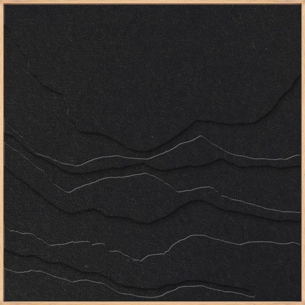 Tonefield square 2 | ACOUSTIC ART Akustikbillede ART COPENHAGEN (DA) Ege ramme // 100x100 // Sort // Sort
