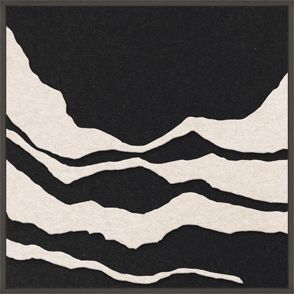 Tonefield square 1 | ACOUSTIC ART Acoustic Art ART COPENHAGEN (DA) Sort ramme // 60x60 // Off white // Sort