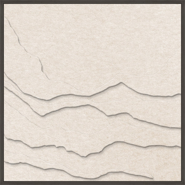 Tonefield square 1 | ACOUSTIC ART Acoustic Art ART COPENHAGEN (DA) Sort ramme // 60x60 // Off white // Off white