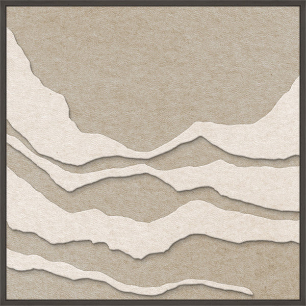 Tonefield square 1 | ACOUSTIC ART Acoustic Art ART COPENHAGEN (DA) Sort ramme // 60x60 // Off white // Sand