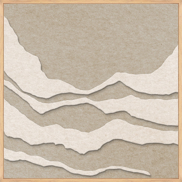 Tonefield square 1 | ACOUSTIC ART Acoustic Art ART COPENHAGEN (DA) Ege ramme // 60x60 // Off white // Sand