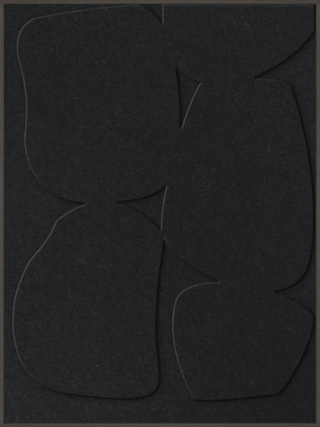 Stone Path 1 | ACOUSTIC ART Akustikbillede ART COPENHAGEN (DA) Sort ramme // 90x120 // Sort // Sort