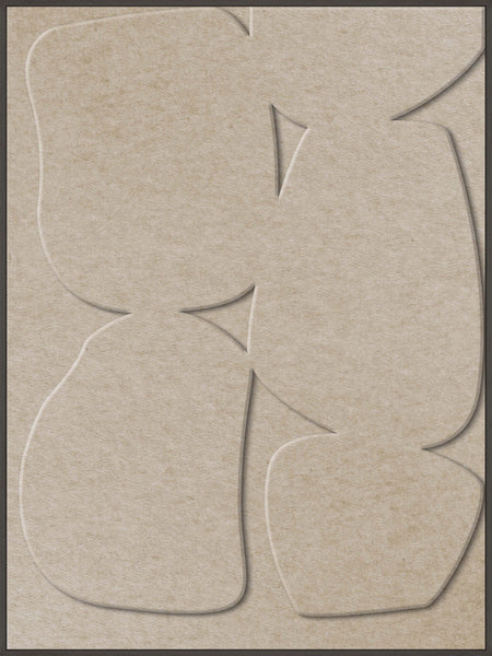 Stone Path 1 | ACOUSTIC ART Akustikbillede ART COPENHAGEN (DA) Sort ramme // 90x120 // Sand // Sand
