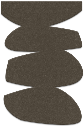 Stone Balance | ACOUSTIC SCULPTURE Acoustic Sculpture ART COPENHAGEN (DA) 100x150 Brun