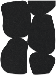 Stone Path | ACOUSTIC SCULPTURE Acoustic Sculpture ART COPENHAGEN (DA) 90x120 Sort