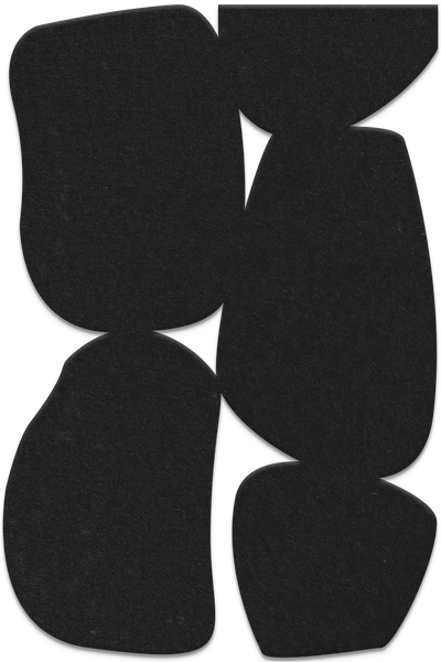 Stone Path | ACOUSTIC SCULPTURE Acoustic Sculpture ART COPENHAGEN (DA) 100x150 Sort