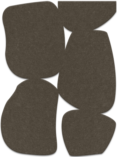 Stone Path | ACOUSTIC SCULPTURE Acoustic Sculpture ART COPENHAGEN (DA) 90x120 Brun