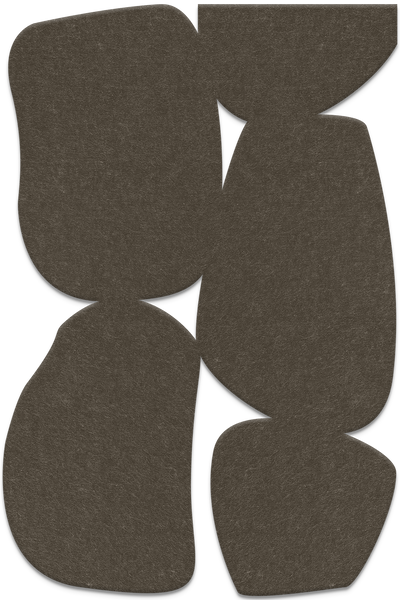 Stone Path | ACOUSTIC SCULPTURE Acoustic Sculpture ART COPENHAGEN (DA) 100x150 Brun