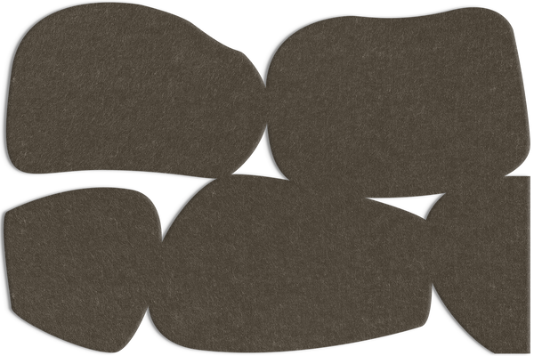 Stone Path | ACOUSTIC SCULPTURE Acoustic Sculpture ART COPENHAGEN (DA) 150x100 Brun