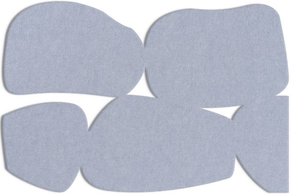 Stone Path | ACOUSTIC SCULPTURE Acoustic Sculpture ART COPENHAGEN (DA) 150x100 Lyseblå