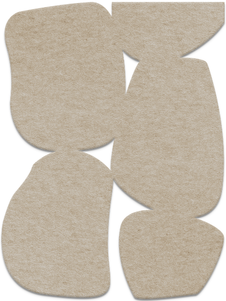 Stone Path | ACOUSTIC SCULPTURE Acoustic Sculpture ART COPENHAGEN (DA) 90x120 Sand