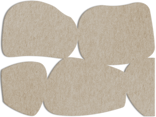 Stone Path | ACOUSTIC SCULPTURE Acoustic Sculpture ART COPENHAGEN (DA) 120x90 Sand