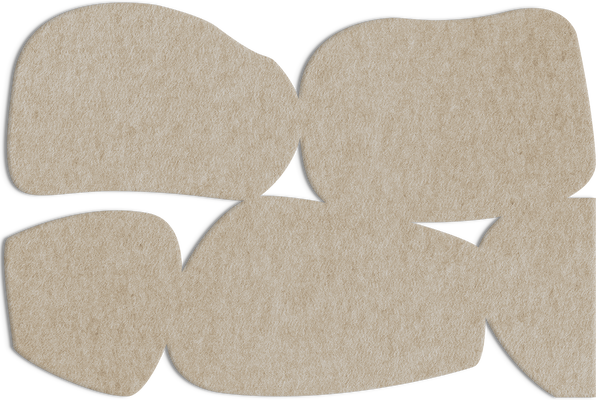 Stone Path | ACOUSTIC SCULPTURE Acoustic Sculpture ART COPENHAGEN (DA) 150x100 Sand